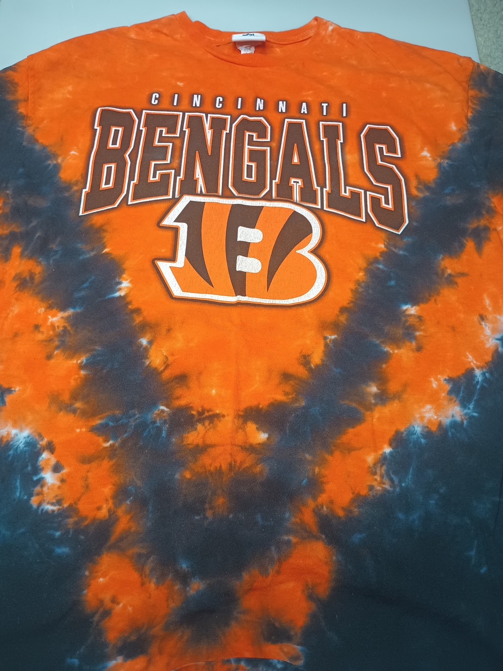 NFL Vintage Cincinnati Bengals Tye Dye T Shirt Size XL NFL Apparel.